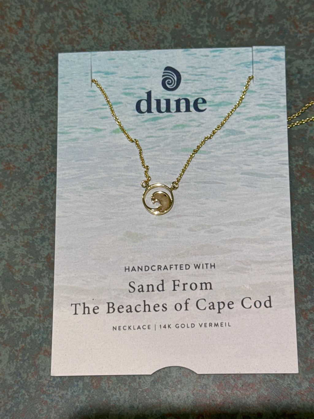 Dune Delicate Dune Wave Necklace 14K Gold Vermeil