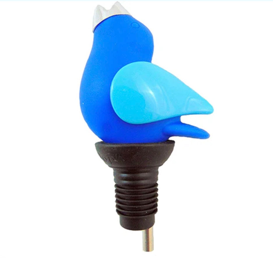 ChirpyTop Wine Pourer Cobalt/Aqua