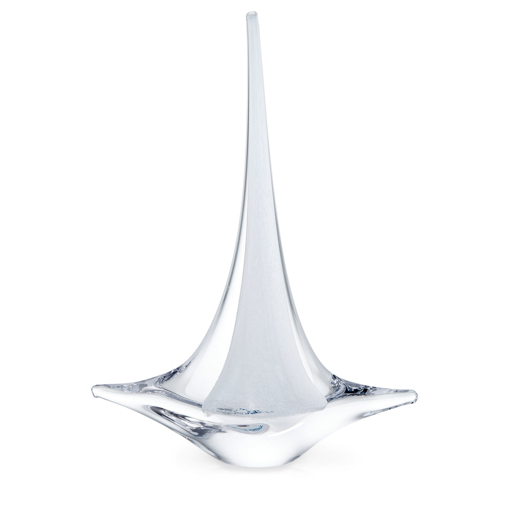 Simon Pearce Sailboat White L