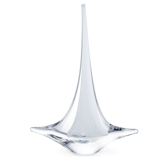 Simon Pearce Sailboat White L