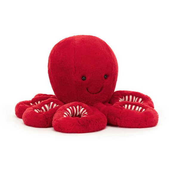 Jelly Cat Large Cranberry Octopus