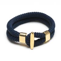Allison Cole Camden Navy/Gold Bracelet