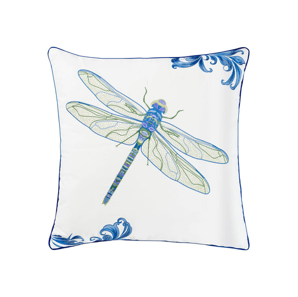 Rightside Design Blue Dragonfly Indoor/Outdoor Pillow