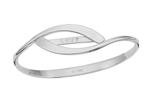 Ed Levin Sterling Silver Love Swing Bracelet