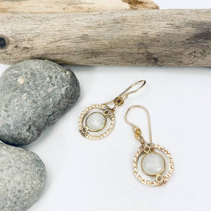 Laura J Royal Moonstone Earrings