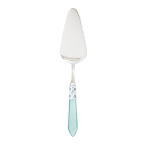 Vietri Aladdin Brilliant Aqua Pastry Server