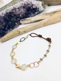 Laura J Moonbeam Moonstone Bracelet