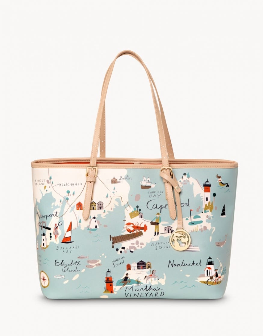Spartina Northeastern Harbors Tote