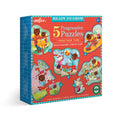 Eeboo Ready to Grow-Together Time Progressive Puzzle