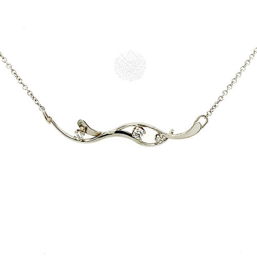 Tom Kruskal Gold and Diamonds River Stones Necklace