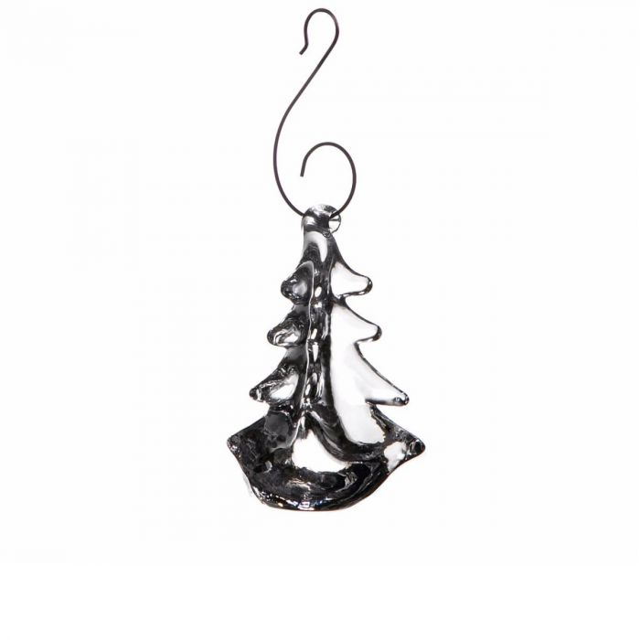 Simon Pearce Vermont Evergreen Ornament