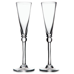 Simon Pearce Hartland Flutes in a Gift Box