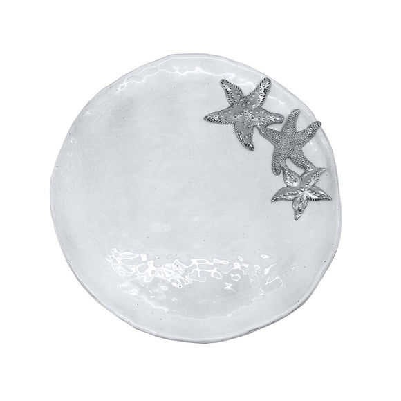 Mariposa Starfish Ceramic Round Platter