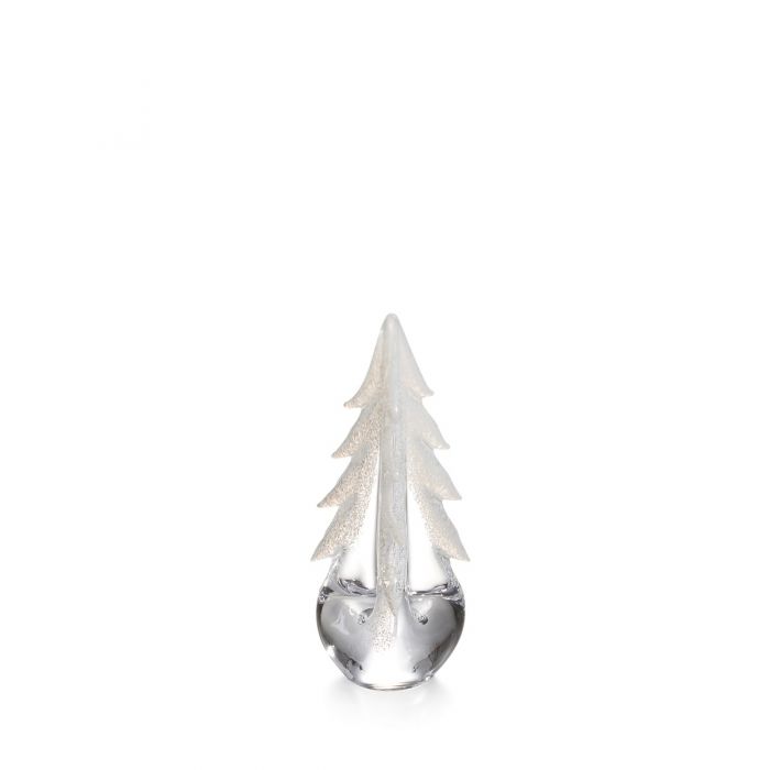 Simon Pearce 8" Snowy Branches Evergreen Tree