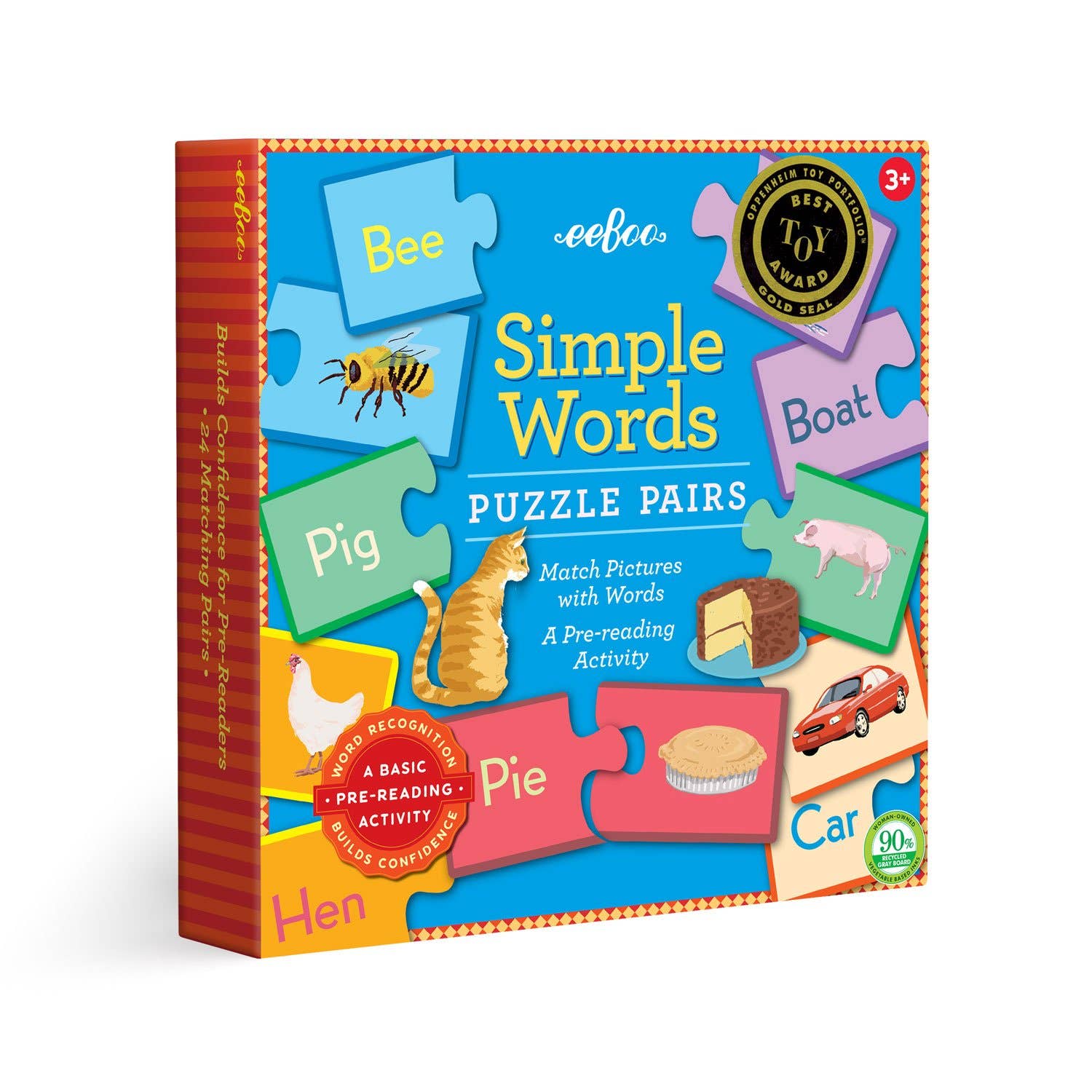 Eeboo Simple Word Puzzle Pairs