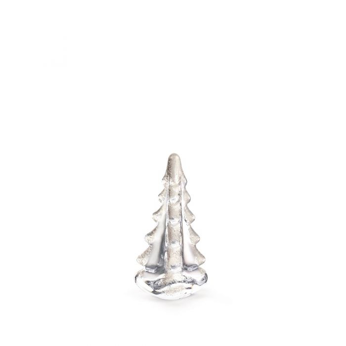 Simon Pearce 4" Snowy Branches Evergreen Tree