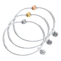 Cape Cod Jewelry Silver Swirl Ball Bracelet