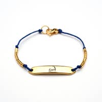 Allison Cole Chappie Navy/gold Cape Cod Bracelet
