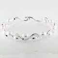 Tom Kruskal Ruffle Pearl Bracelet