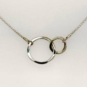 Tom Kruskal Mother & Child Sterling Silver Necklace