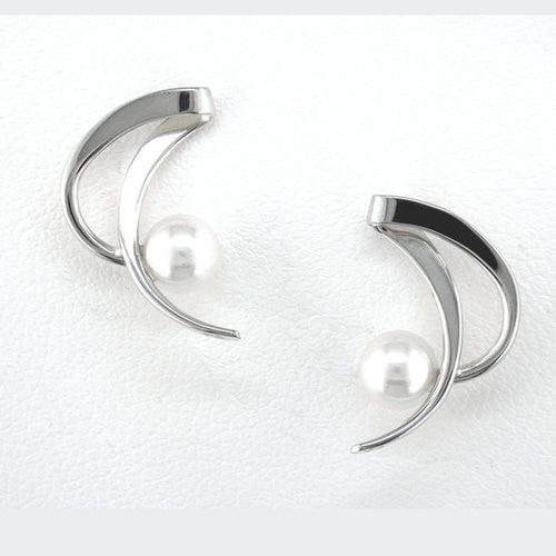 Tom Kruskal Crescent Earrings