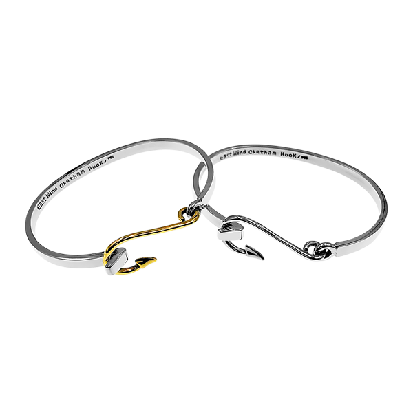 East Wind Chatham Hook Bracelet Sterling Silver/Brass