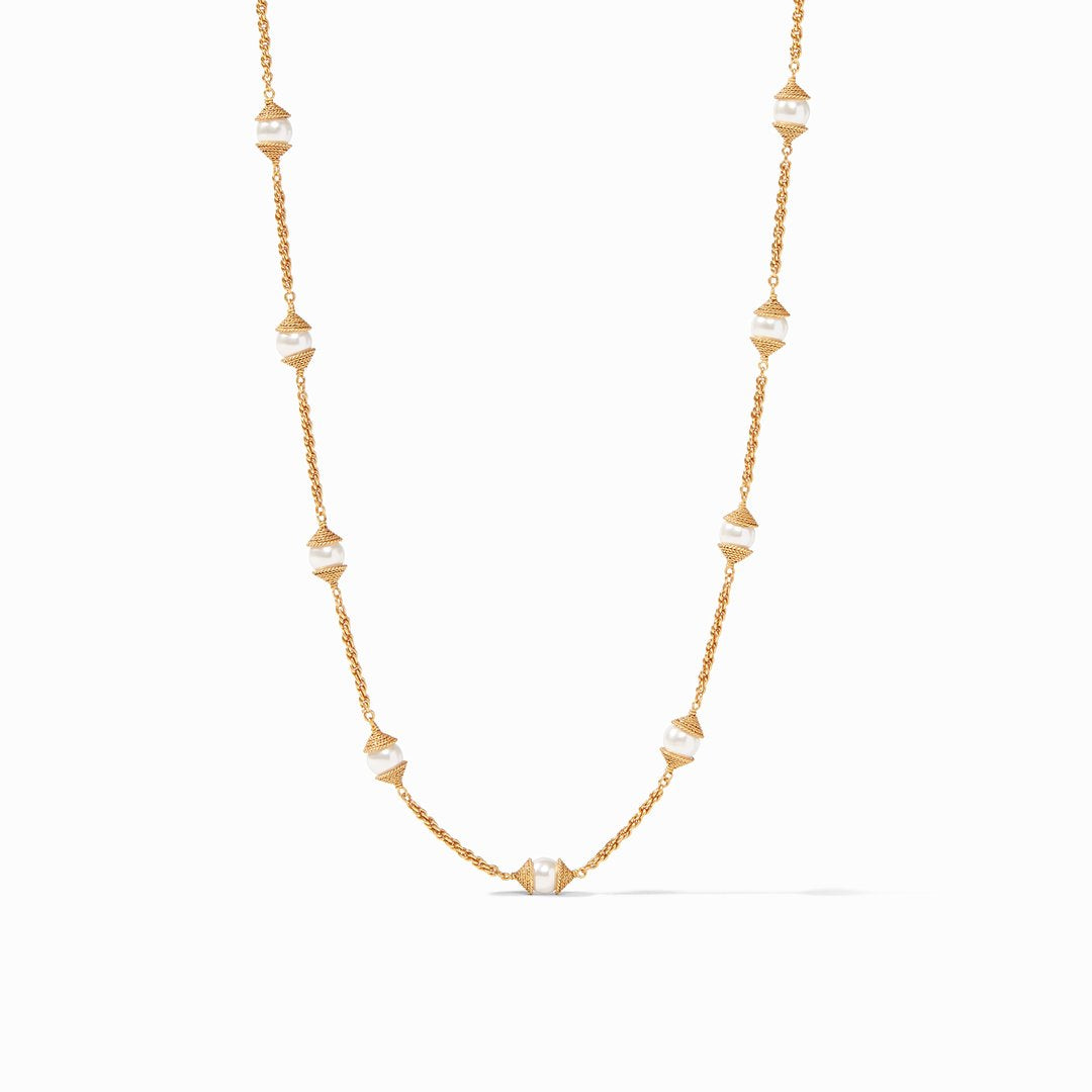 Julie Vos Calypso Pearl Delicate Necklace