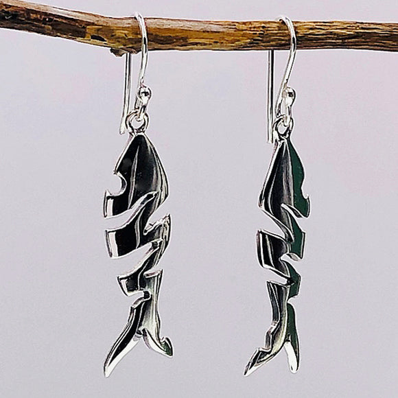 East Wind Tigerfish Sterling Silver Earrings