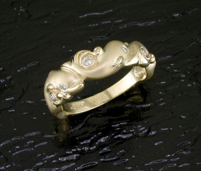 Steven Douglas Dolphin Wedding Band