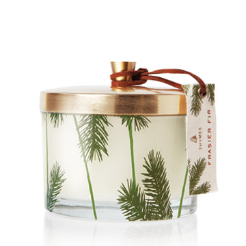 Thymes Frasier Fir Poured Candle Pine Needle 3 wick