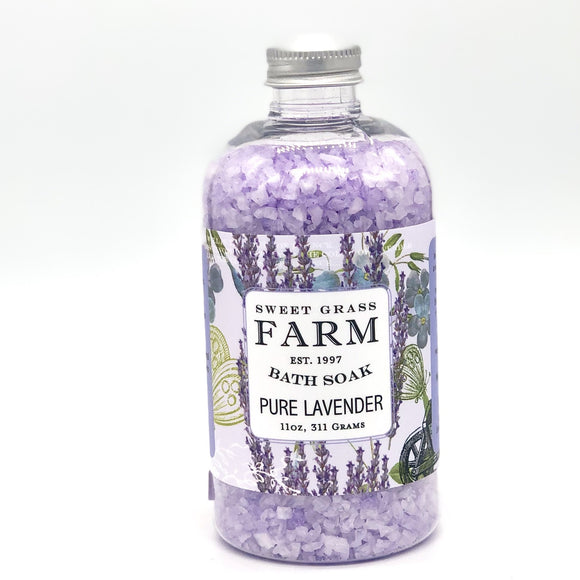 Sweet Grass Farm Meadow Collection Bath Soak Lavender