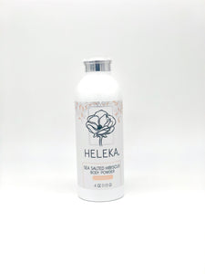 Heleka Body Powder 4oz Sea Salted Hibiscus