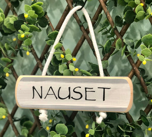 On Cape Time "Nauset" Rope Sign