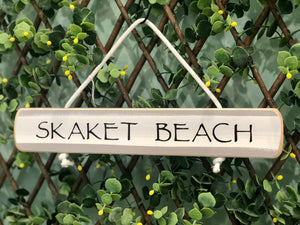 On Cape Time "Skaket Beach" Rope Sign