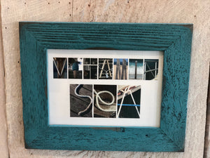 Letters from the Cape "Vitamin Sea" Framed Sign