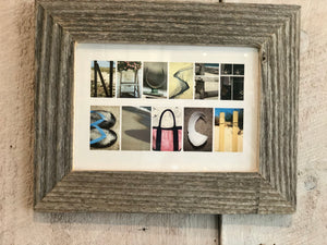 Letters from the Cape "Nauset Beach" Framed Sign