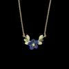 Silver Seasons Blue Violet Pendant