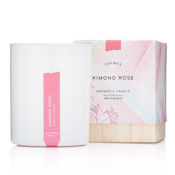 Thymes Kimono Rose Aromatic Candle