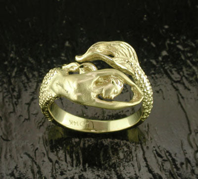 Steven Douglas Gold Mermaid Wraparound Ring