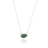 Anna Beck Medium Silver & Turquoise Asymmetrical Necklace