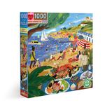 Eeboo Beach Umbrellas  1000 Piece Puzzle