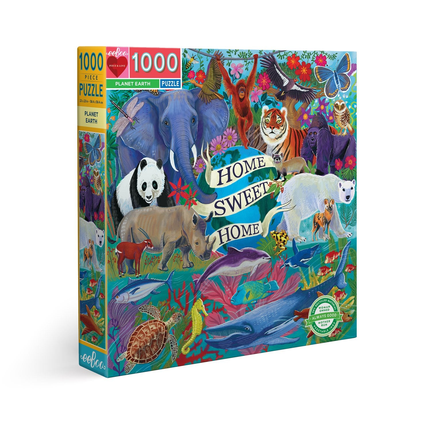 Eeboo Planet Earth 1000 Piece Puzzle