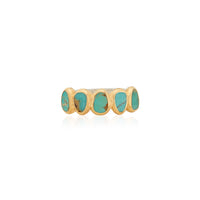 Anna Beck Turquoise Asymmetrical Multi-stone Ring