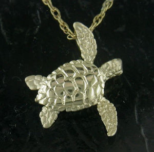 Steven Douglas Gold Sea Turtle Pendant