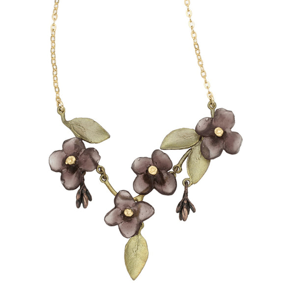Silver Seasons Wood of Life Mini Statement Necklace