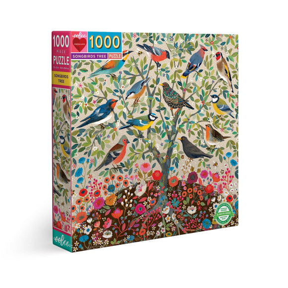Eeboo Songbirds tree 1000 Piece Puzzle