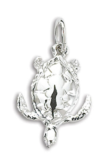 D'Amico Sterling Silver Turtle Charm