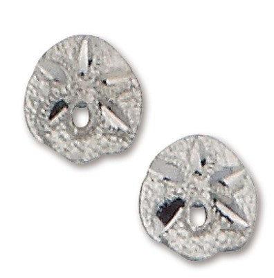 D'Amico Sterling Silver Small Sand Dollar Post Earrings