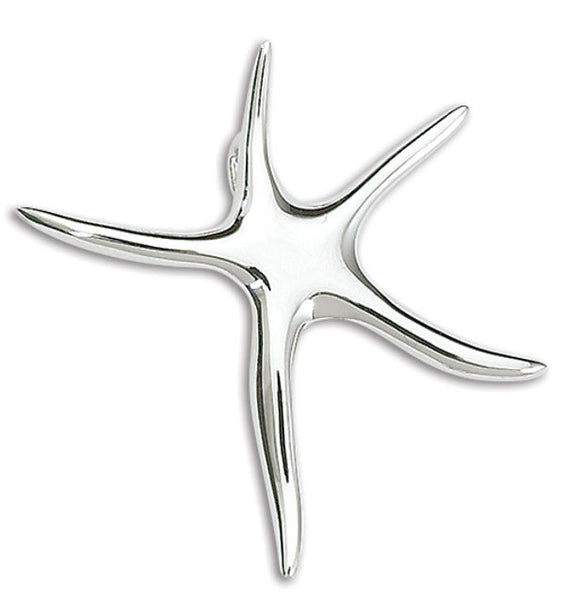 D'Amico Sterling Silver Dancing Starfish Pendant with hidden bale