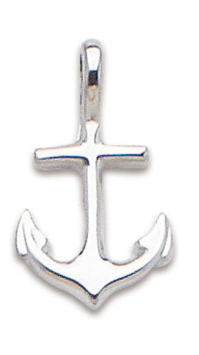 D'Amico Large Sterling Silver Anchor Pendant